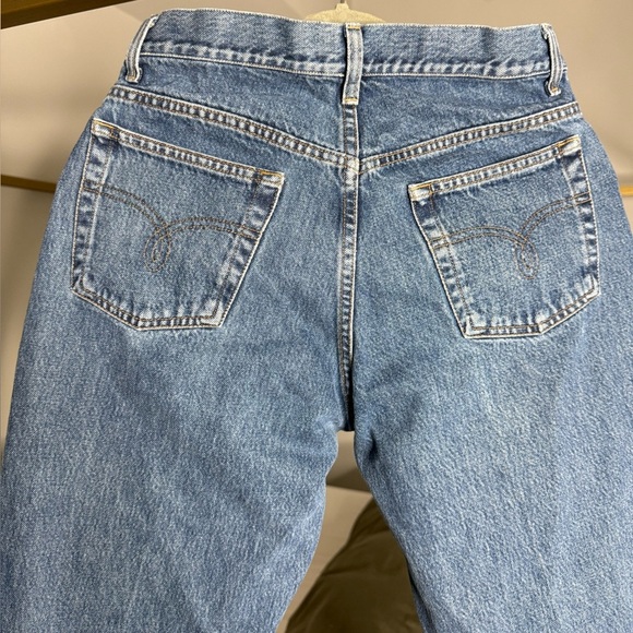 Vtg Ralph Lauren Jeans 31x31 100% Cotton Made In USA 90s Button Fly High Waist - Picture 7 of 15